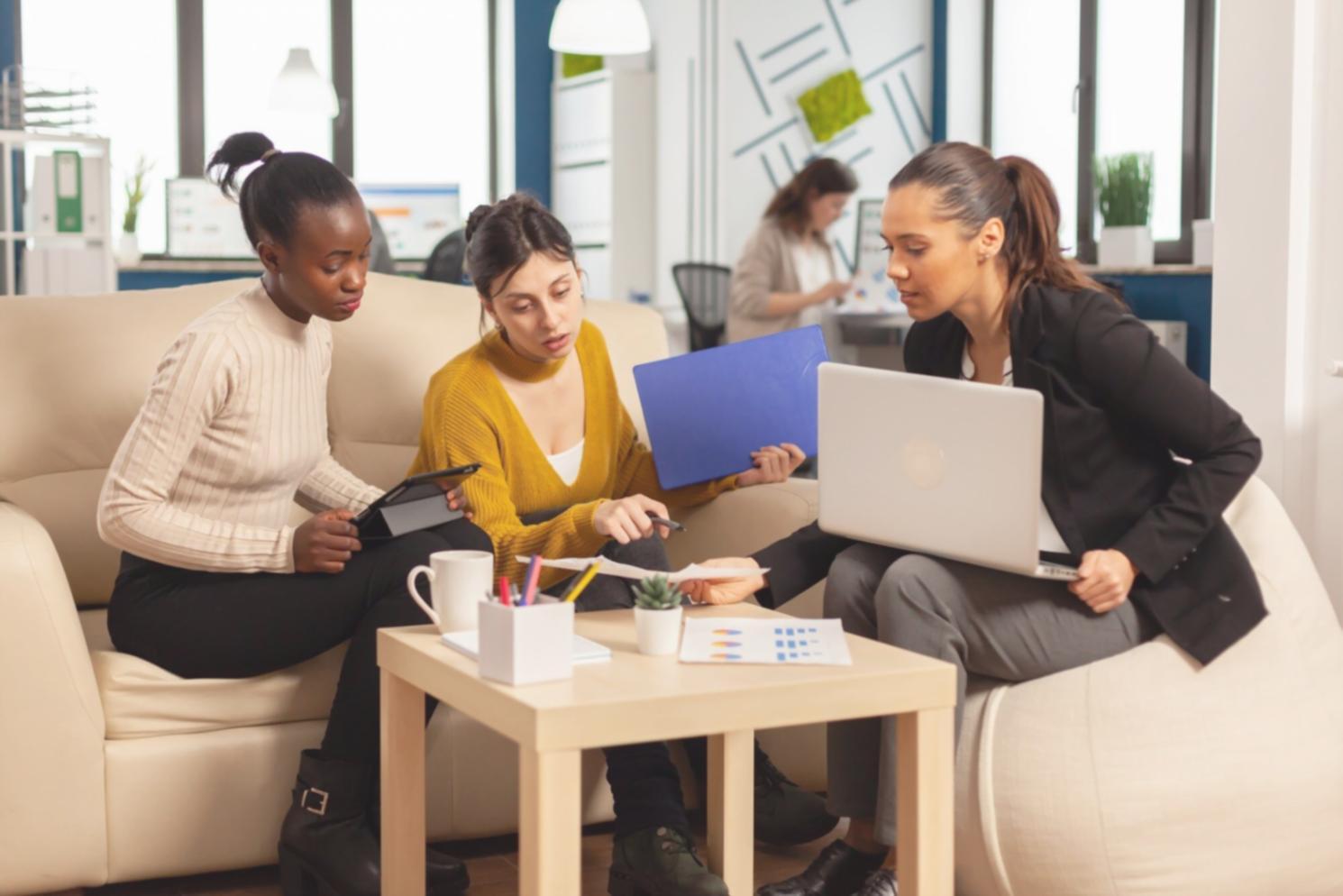 Dashboard view displaying expense analytics and approval workflows